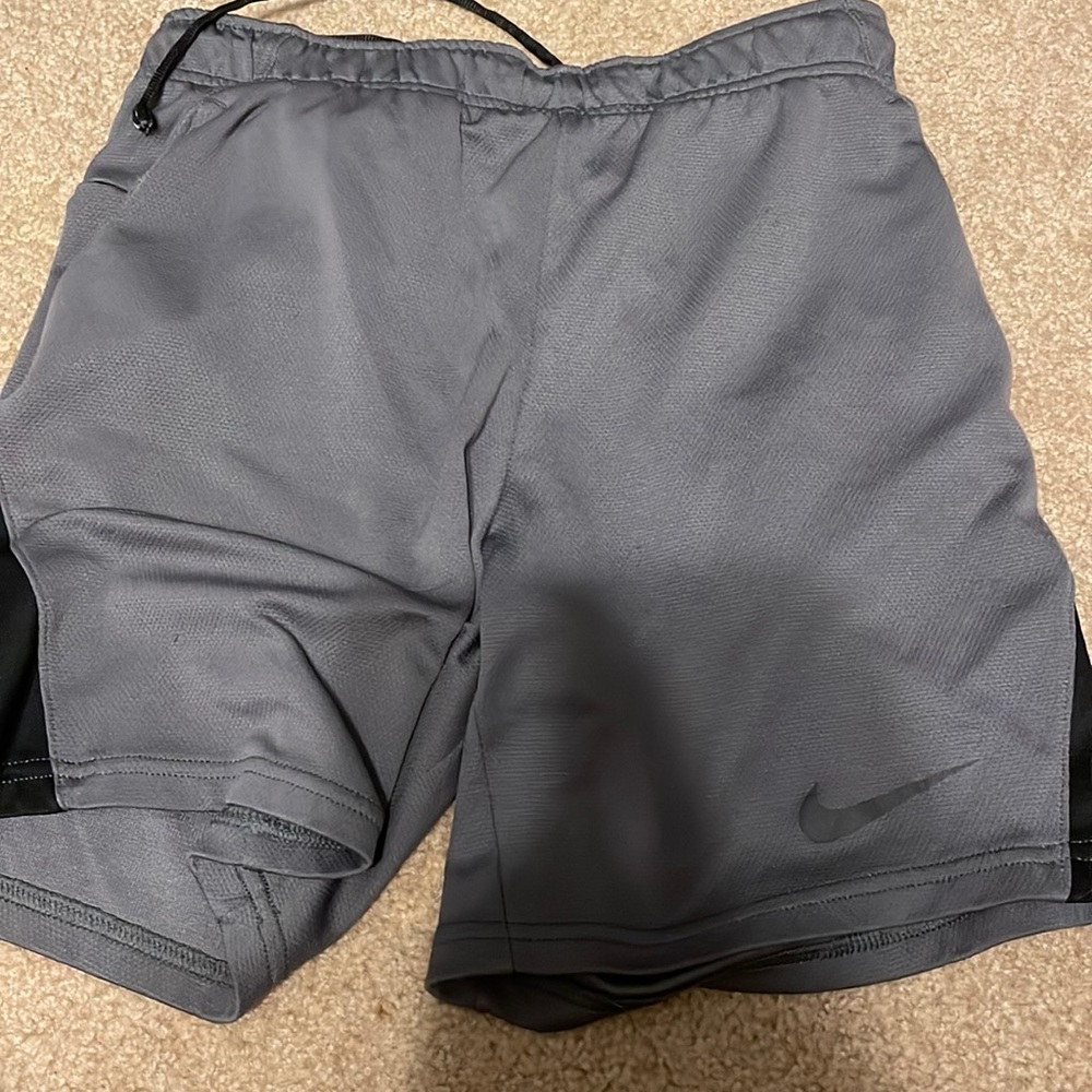 Gray nike mens shorts